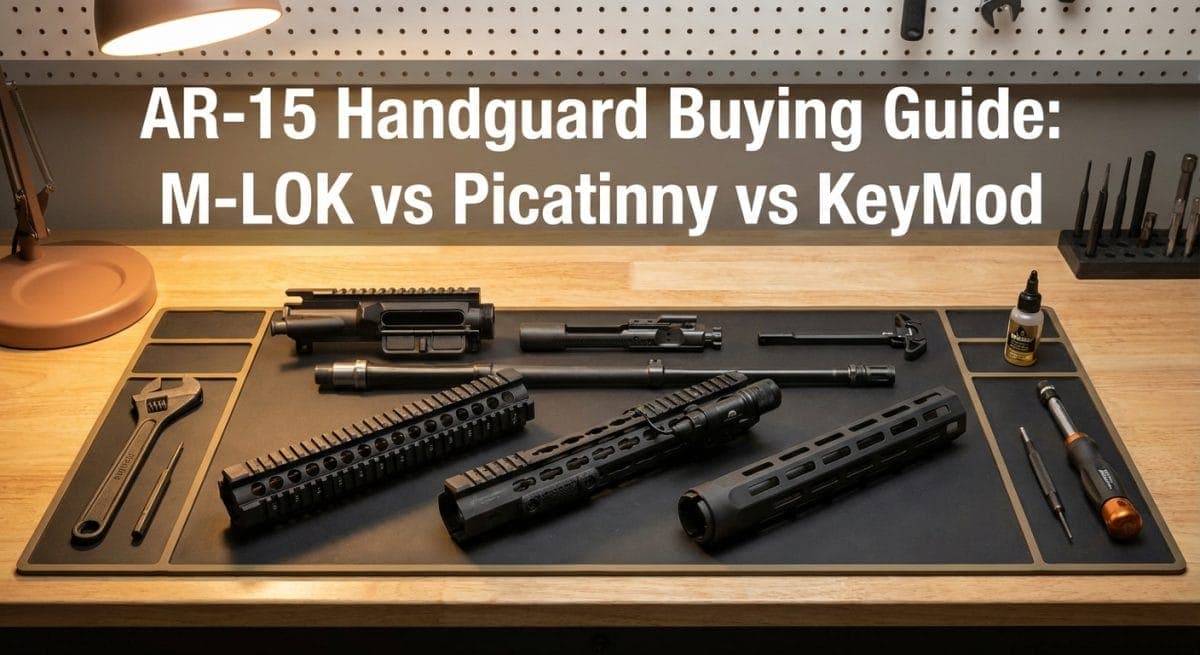AR-15 Handguard Buying Guide: M-LOK vs Picatinny vs KeyMod
