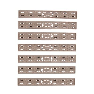 Ar-15 Keymod Flat Panel Cover Polymer - Flat Panel Cover Keymod Polymer Flat Dark Earth 5.5"