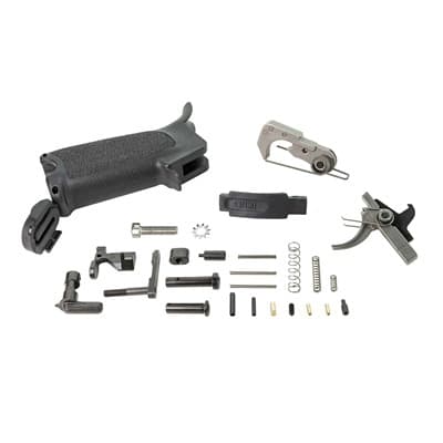 Ar-15 Bcmgunfighter(TM) Enhanced Lower Parts Kits - Bcmgunfighter Ar-15 Enhanced Lower Parts Kit, Blk