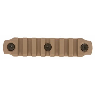 Keymod Picatinny Rail Sections Flat Dark Earth - Keymod Picatinny Nylon Rail Section 4 Inch Fde