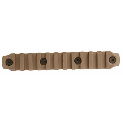 Keymod Picatinny Rail Sections Flat Dark Earth - Keymod Picatinny Nylon Rail Section 5.5 Inch Fde