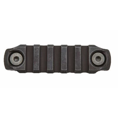 Bcmgunfighter M-Lok Picatinny Rail Sections Black - M-Lok Picatinny Rail Section Aluminum Black 3in.