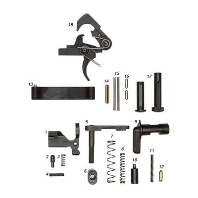 Ar-15 Lower Parts Kit W/ Qms Trigger