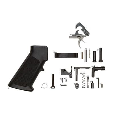 Ar-15 Lower Parts Kit W/ Act Trigger - Ar-15 Lower Parts Kit With Grip W/ Act Trigger