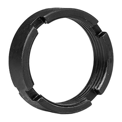 Ar-15 Buffer Tube Lock Nut - Receiver Extension Lock Nut For Ar-15 Black