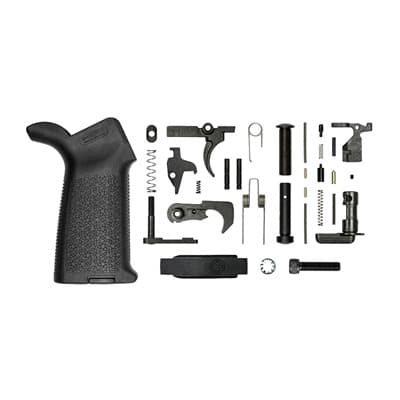 Ar-15 Lower Parts Kits W/ Moe Grip - Lower Parts Kit W/ Moe Grip For Ar-15 Black