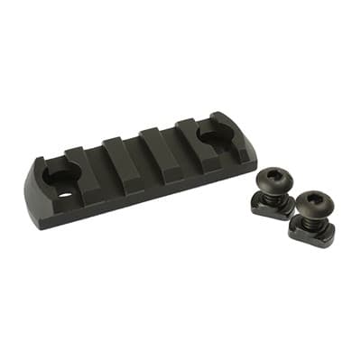 M-Lok Picatinny Rail Sections Aluminum - M-Lok Picatinny 5 Slot Rail Section Aluminum Black
