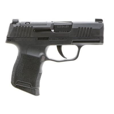 P365 Nitron Micro-Compact 9mm Luger Optic Ready Semiauto Handgun - P365 Micro-Compact 9mm Luger 3.1" Bbl (2)10rd Ms Striker Blk