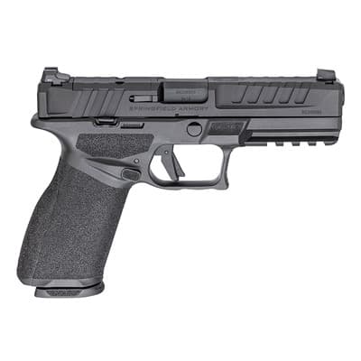 Echelon High Capacity 9mm Luger Semi-Auto Handgun - Echelon 9mm Luger 4.5" Bbl (1)17rd & (1)20rd Mag 3-Dot Black