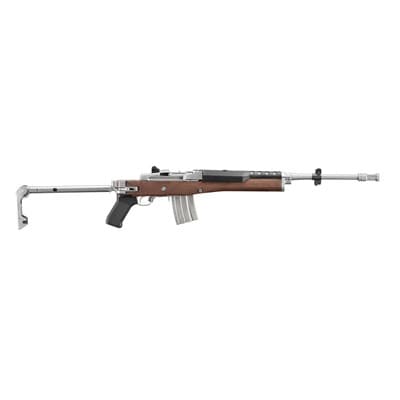 Mini-14(R) Tactical 5.56x45 Nato Semi-Auto Rifle - Mini-14A(R) Tactical 5.56 Nato 18.5" Bbl (2)20rd Mags Ss/Walnut