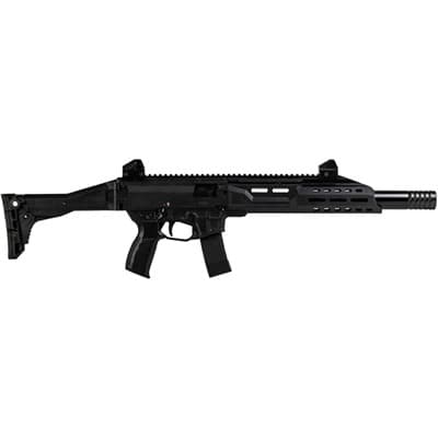 Scorpion 3+ Carbine 9mm Luger Semi-Auto Rifle - Scorpion 3+ Carbine 9mm Luger 16.3" Bbl (5)20rd Mags Black