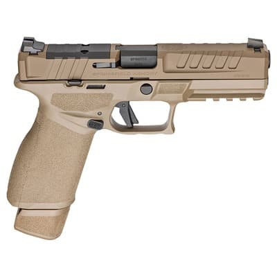 Echelon High Capacity 9mm Luger Semi-Auto Handgun - Echelon 9mm Luger 4.5" Bbl (1)17rd & (1)20rd Mag Desert Fde